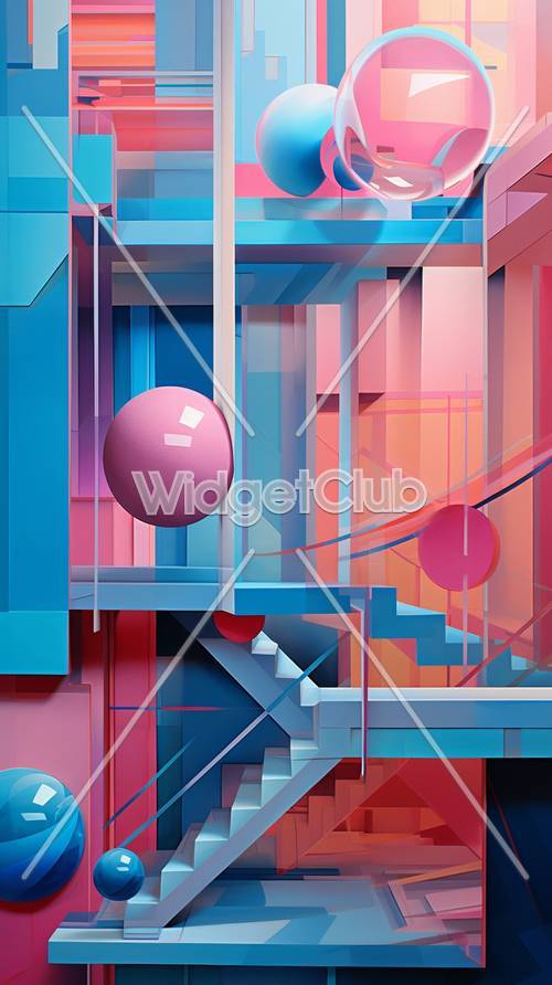 Colorful Geometric Wallpaper [7f41d13fa4174f74b4fd]
