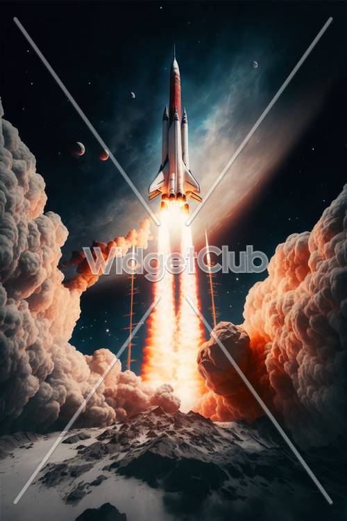 Despega al espacio con este emocionante lanzamiento de cohete