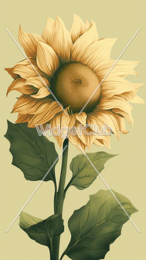 Helle und sonnige Sonnenblume