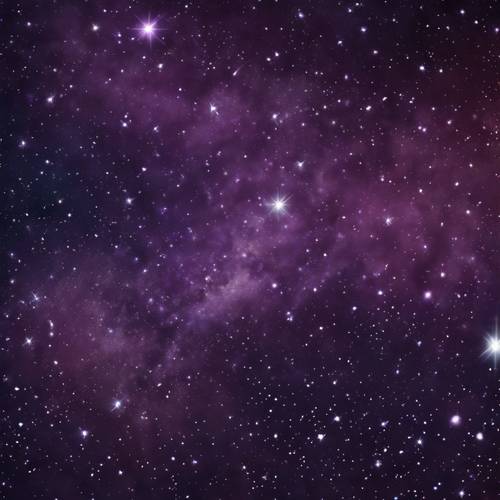 Scorpius constellation setting against an aubergine starry evening canvas.