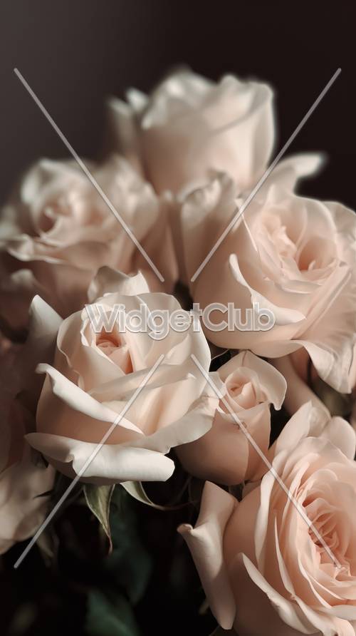 White Floral Wallpaper [e912cb31a013462ebfb7]