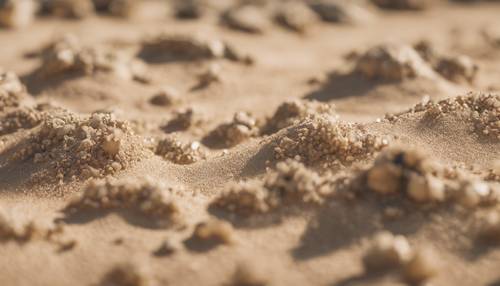 Une image haute résolution d&#39;un camouflage numérique du désert dans le sable et le bronzage