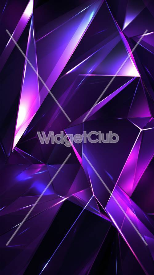 Purple Geometric Wallpaper [d179383d84f94b66b2e8]