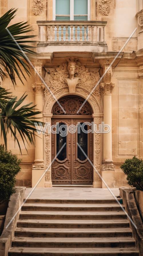 Beautiful Ornate Door Design Perfect for Your Screen Background