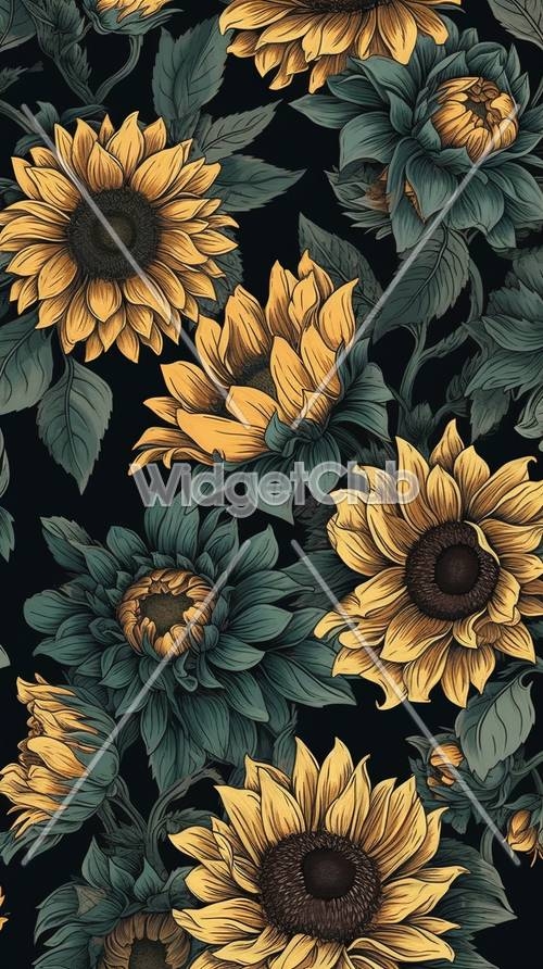 Sunflower Wallpaper[970418ff64cc464c849a]