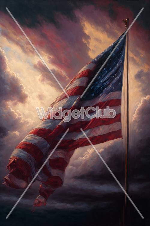 American Flag Wallpaper [1e9aac0b830244479c9b]