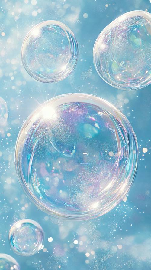 Sparkling Bubbles in the Sky Wallpaper [444f819d3b844023be40]