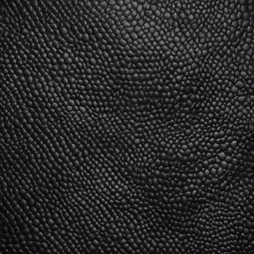 Black leather texture in a snakeskin pattern for a seamless stylish appeal.