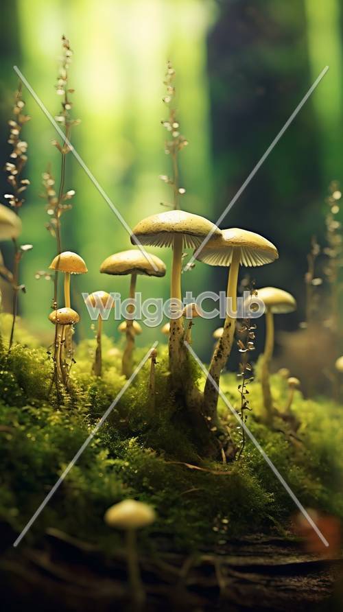 神秘森林蘑菇