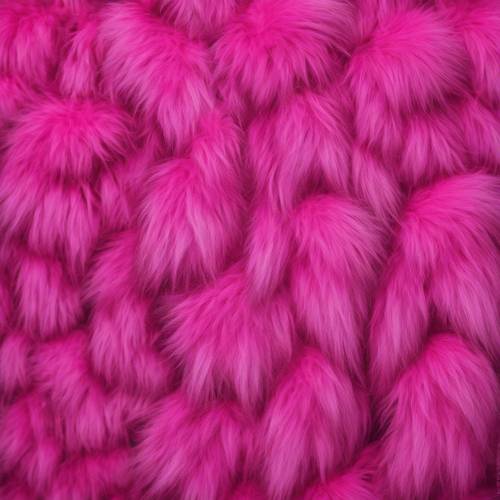 Patrón de camuflaje rosa intenso que se asemeja a la textura del pelaje de un mamífero.