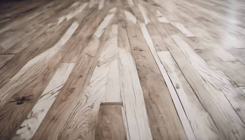 Wooden floor with a white herringbone pattern. Wallpaper [a5c7e384340a49b58066]