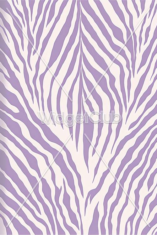 Purple and White Zebra Stripes Pattern