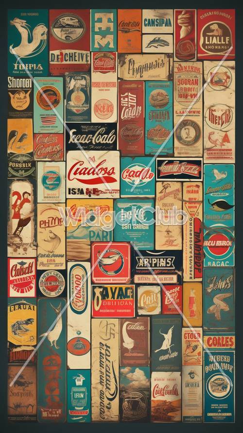 Colorful Vintage Signs Collection
