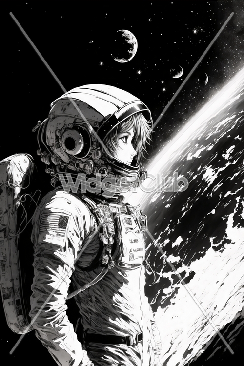 Tải xuống APK Cartoon Astronaut Wallpaper cho Android