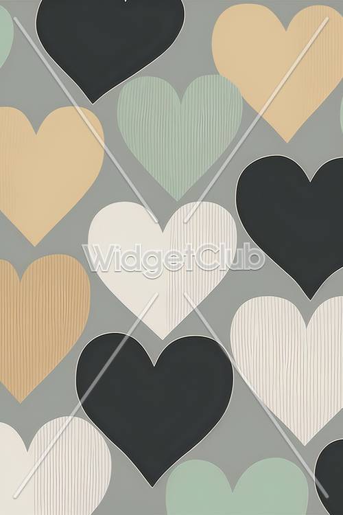 Colorful Hearts for Your Screen Tapet [5a44375931f346ad82a9]