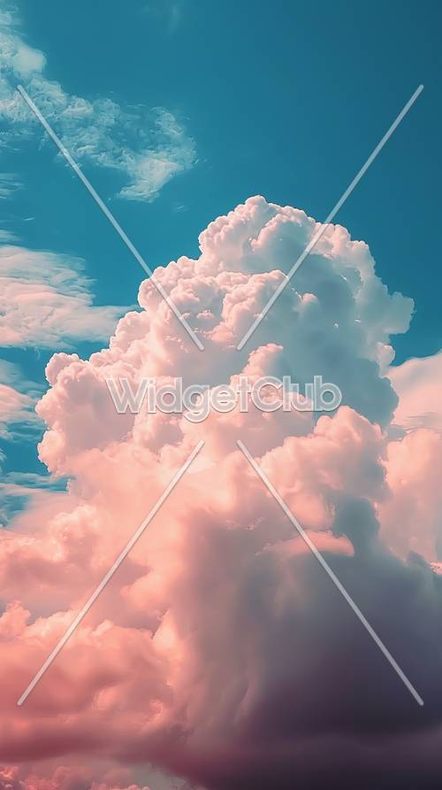 空に浮かぶ綿菓子の雲
