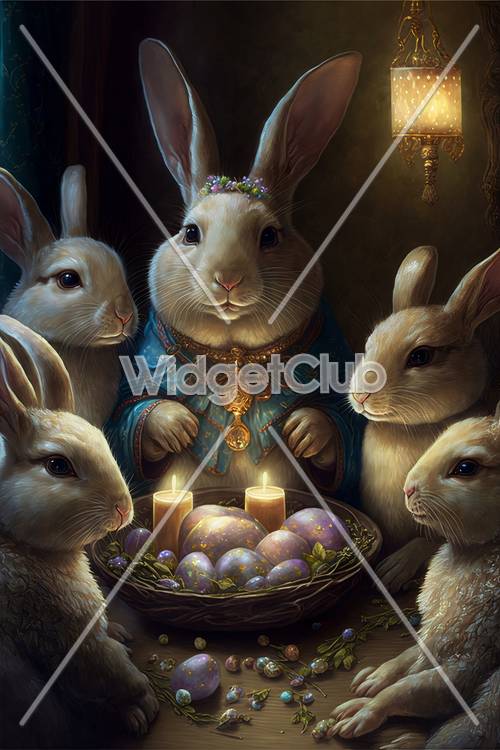 Conejos reales y huevos mágicos
