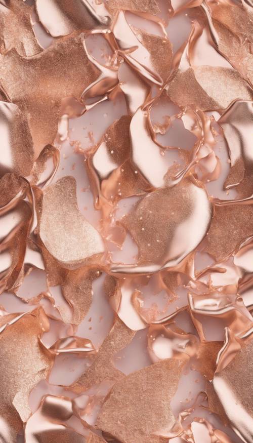 A myriad of light-catching rose gold textures splashed across a seamless design. Tapeta [c32dcf7193a74f86a8dd]