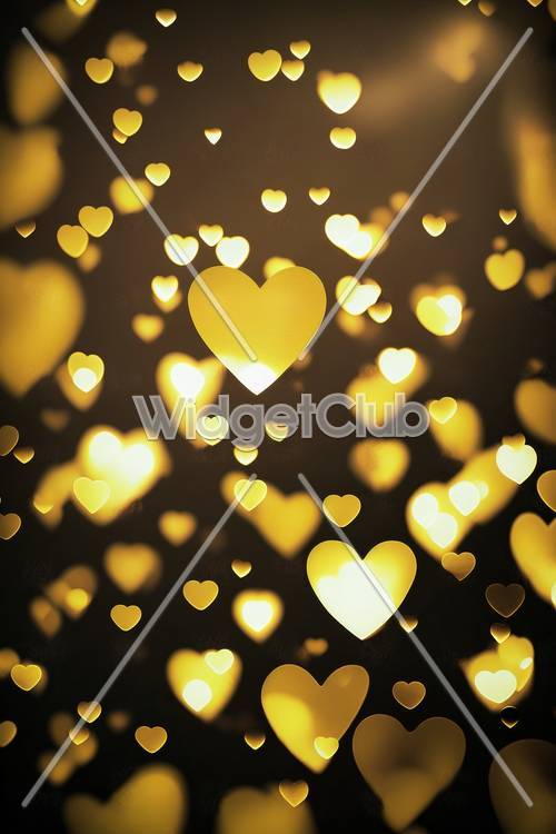 Yellow Heart Wallpaper [9a2fb2b60a954a3199c1]
