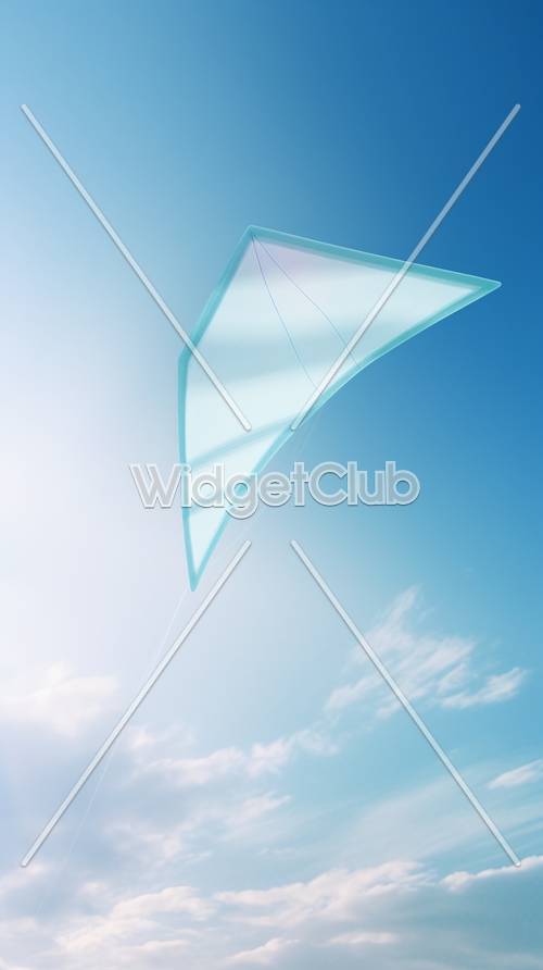 Blue Sky and Flying Kite Tapet [9ec6f44e3c804ae18ef6]