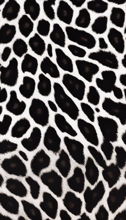 High resolution texture of a dark leopard print, a wild fabric detail seen in fashion.