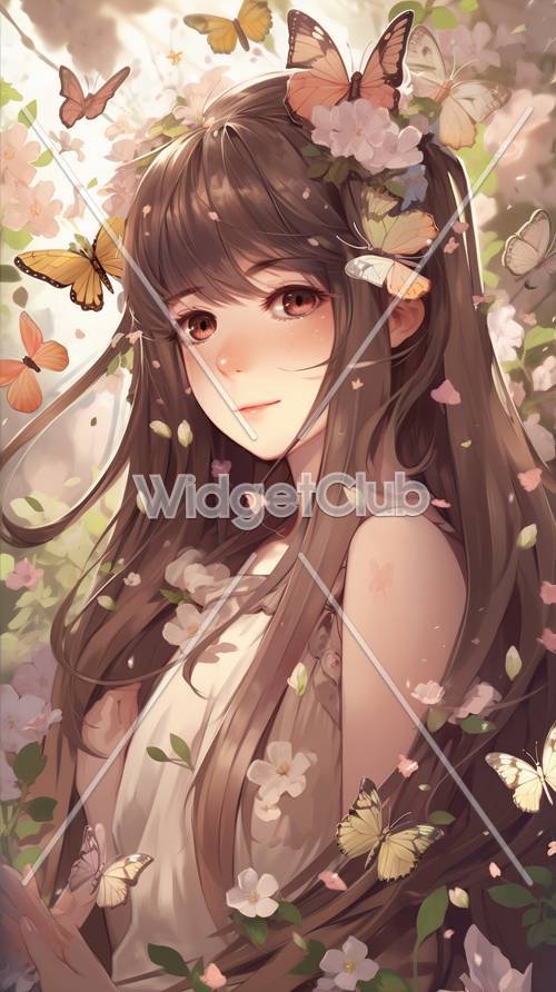 Anime Flower Wallpaper [ed7a23bddb844e07a534]
