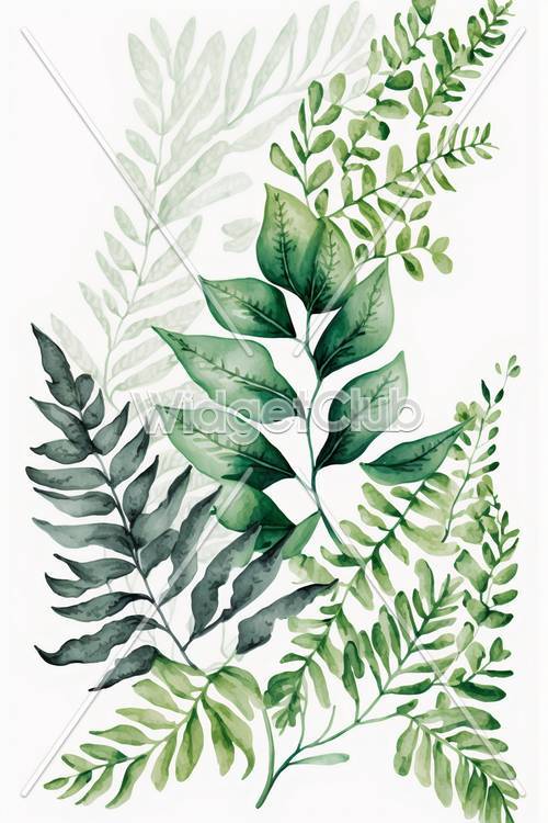 Green Leaf Wallpaper [48dbe78946d649b981cf]
