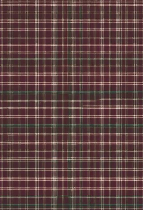 A seamless pattern expressing the academic atmosphere with burgundy and forest green plaid.