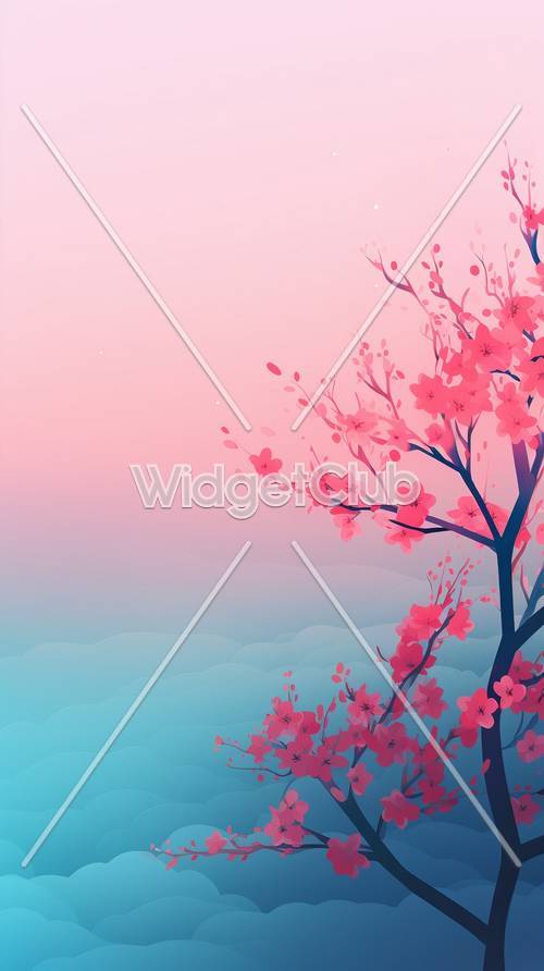 Cherry Blossoms At Dawn