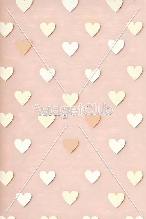 Hearts on Pink: รูปแบบน่ารักสำหรับหน้าจอของคุณ