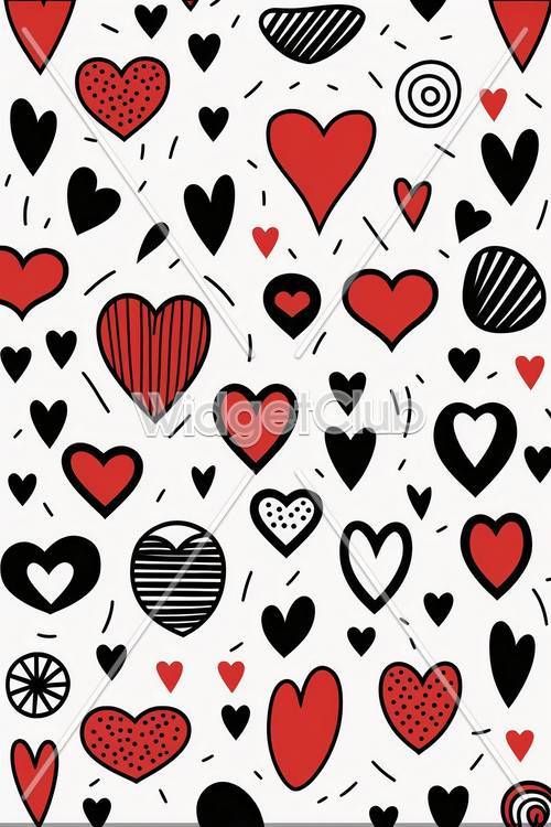 Cute and Colorful Heart Designs for Your Screen