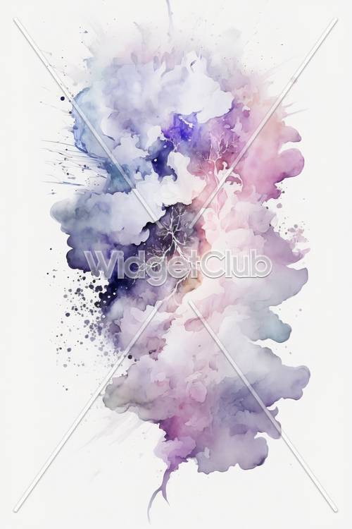Colorful Splash Art Design Wallpaper [7bed3340853c4f418d6c]