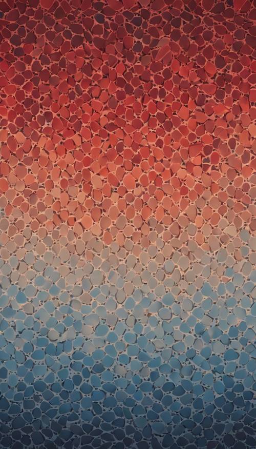 An appealing ombre pattern featuring the warm hues of red transitioning to cooler shades of blue. Wallpaper [f0d8217ae13c4c61bb09]