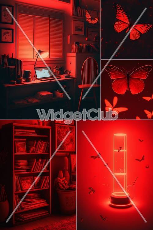 Red and Mysterious Night Theme for Your Screen Tapet [724b963ebd894ecf84d3]