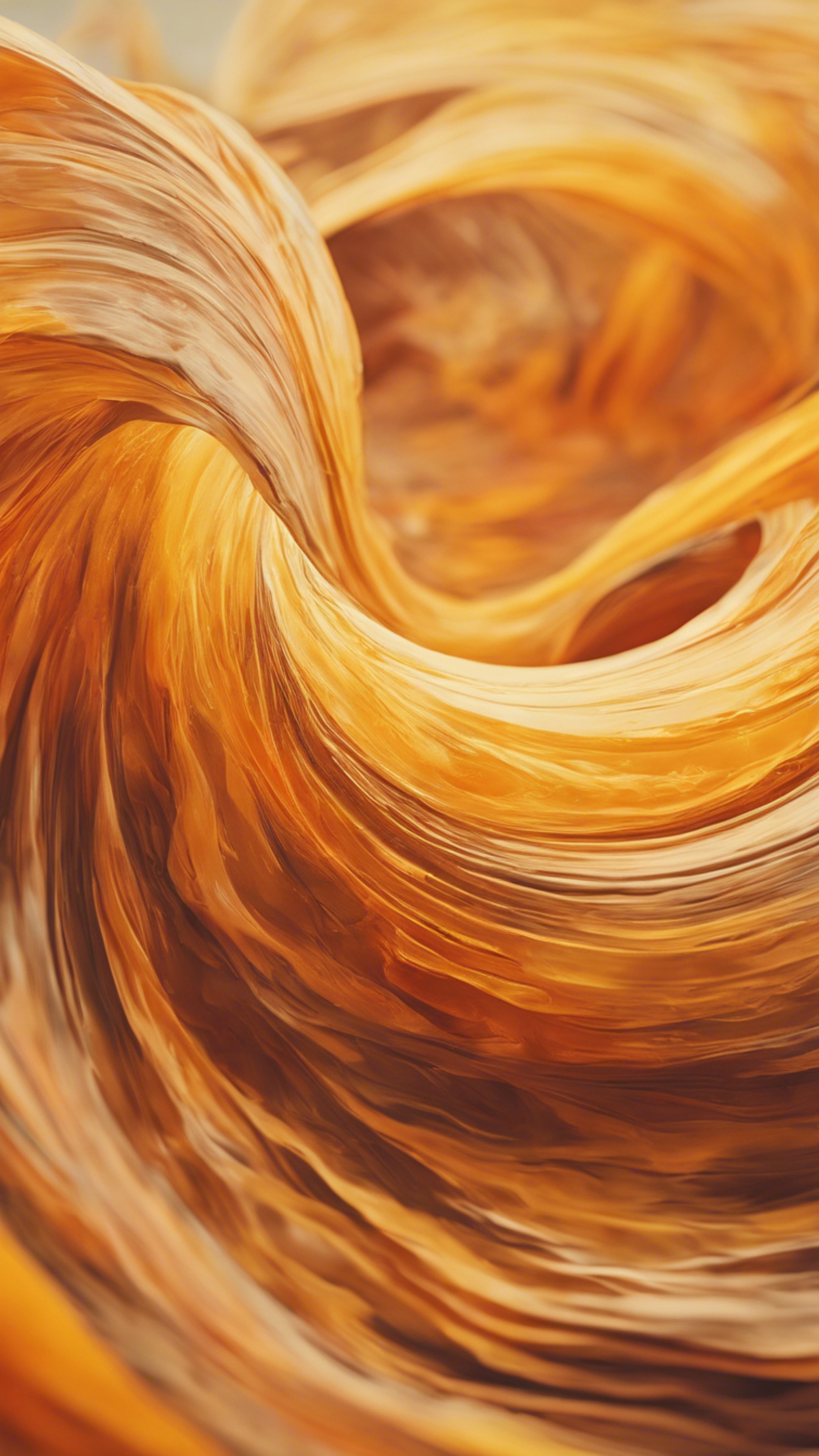 A swirling abstract of yellow and orange hues, reminiscent of a summer sunset.壁紙[a3133b86de5c439da2df]