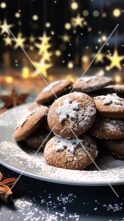 Biscotti natalizi dolci e festosi