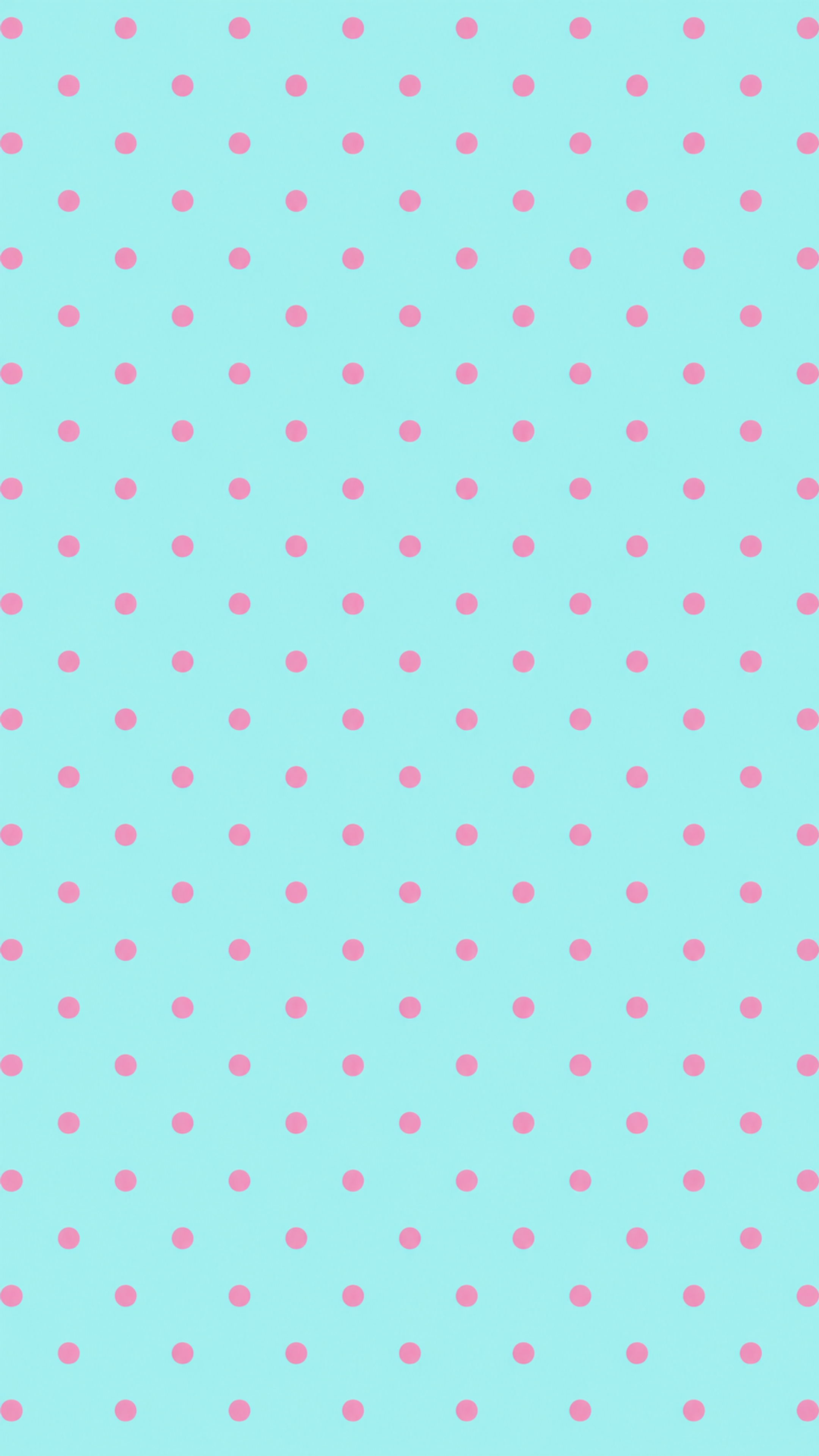 Cute Pink Dots on Light Blue Pattern Wallpaper [0ce93b2cac6f418e897d ...