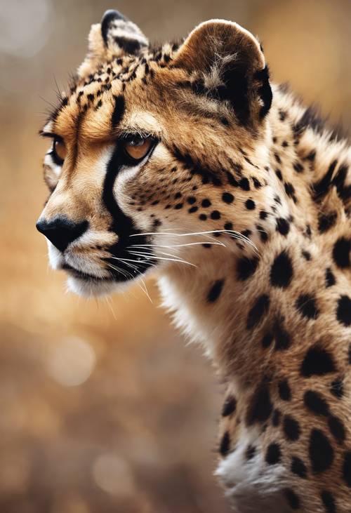 A beautiful flowing design inspired by the scattered black spots on the tawny coat of an African cheetah.