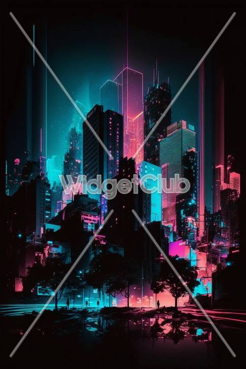 Neon City Wallpaper [9c3a5ee060824374bcbf]
