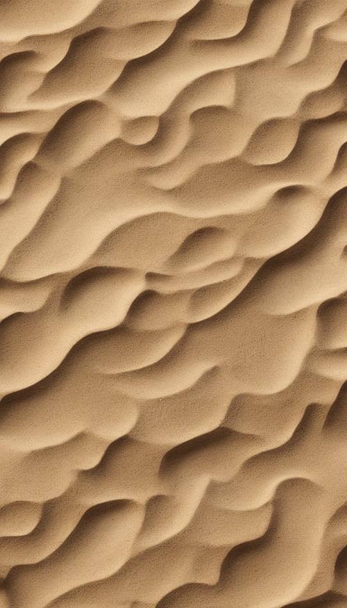 An arrangement of tan-colored beach sand in a seamless pattern, with subtle waves. Wallpaper [f9ed03304799468ea3df]