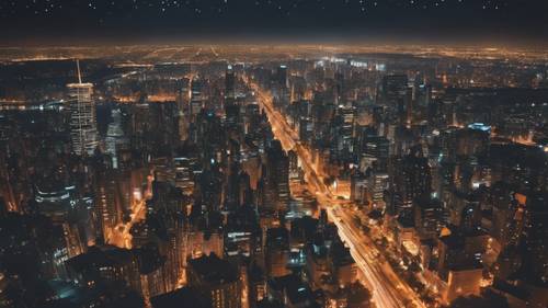 A beautifully illuminated city skyline at night, with ‘Stop wishing, start doing' written in the stars. Tapet [3c6b1bf2323e47c3b02c]