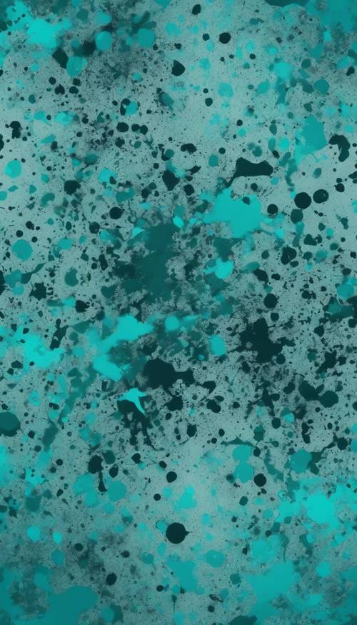 Grunge splatter in varying tones of teal, set seamlessly. Wallpaper [fa6e7126ed314965ab41]