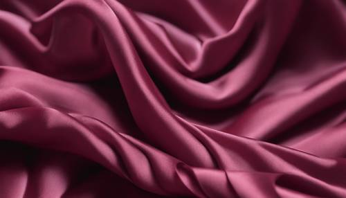 親密、無縫的圖案展現了酒紅色絲綢的褶皺和摺痕。