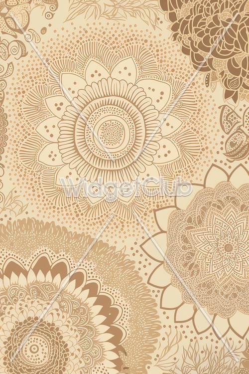 Sunflower and Mandala Patterns for Your Room