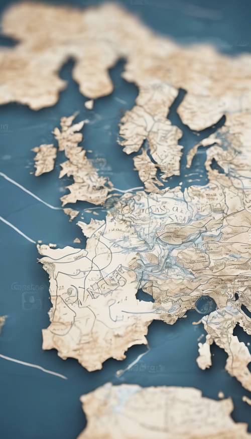 מפה ימית דיגיטלית מודרנית המתמקדת בים התיכון עם קווי מתאר עומק וקואורדינטות GPS