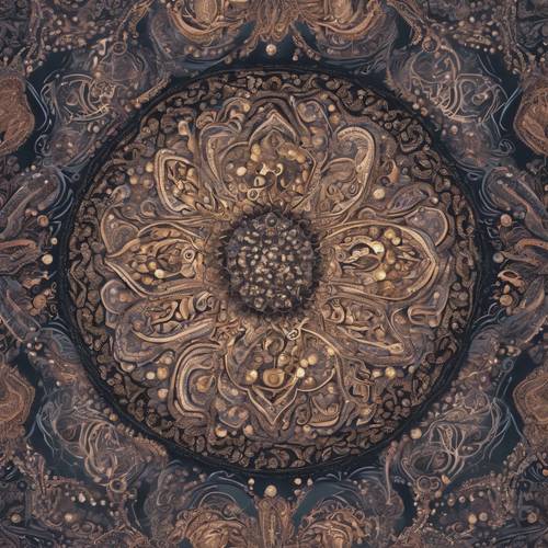 Dusked paisley, an interpretation of twilight brought to life in intricate forms and evening shades. Шпалери [be9cbff7a9fb466291d9]