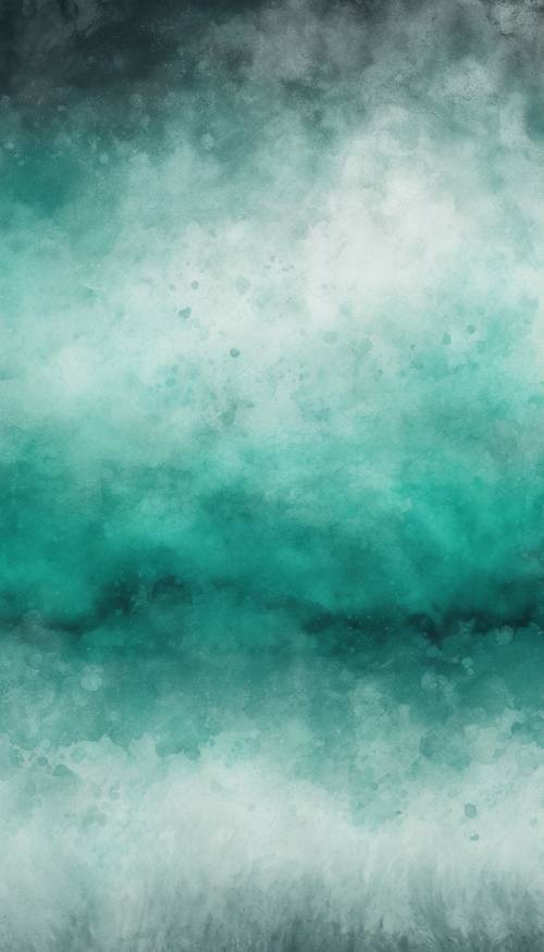 A background wash of dark to light teal watercolor gradient