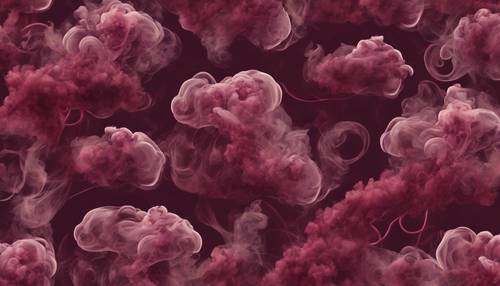 Seamless pattern featuring mysterious burgundy smoke swirling with lighter and darker shades. Tapet [f826822aa8424e4bb9ab]