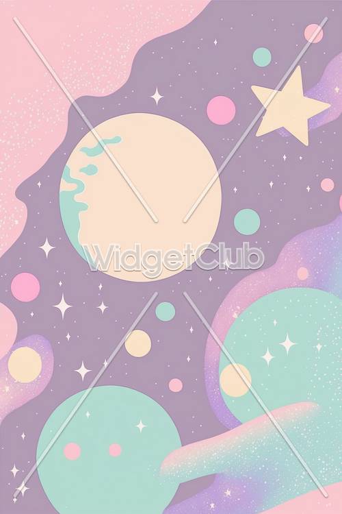 Cute Space Wallpaper [acc01e5413b34aa0a978]