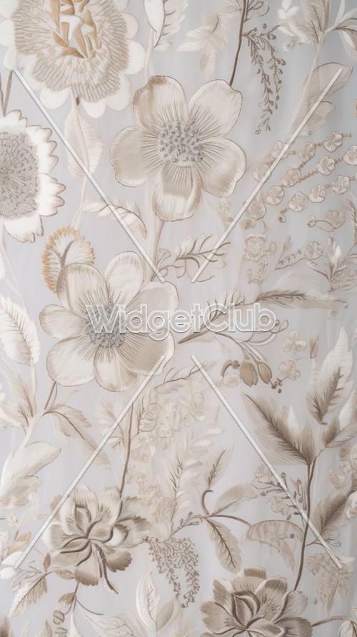 Floral Textured Wallpaper [07eab9ccd9e0401195f6]